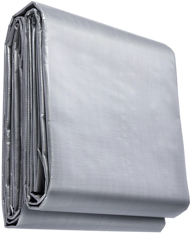 Alt view image 17 of 17 - Tarp Heavy Duty Waterproof 20x30 ft, Plastic Poly Tarp Cover 10 Mil, Multi Purpose Tear UV and Temperature Resistant Outdoor Tarpaulin with High Durability Reinforced Grommets (Silver/Brown)