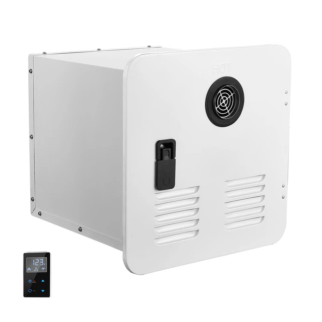 Alt view image 8 of 8 - RV Tankless Water Heater, Instant Shower with 15 x 15 inches White Door and Remote Controller, 42000BTU Optimized Comfort Performance Hot Water, Ideal for RVers' Family Everyday Use, White