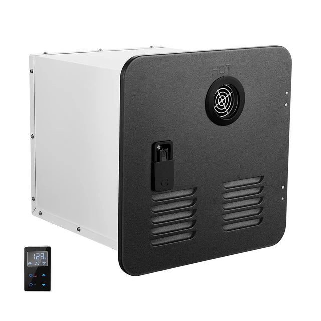 Alt view image 8 of 8 - RV Tankless Water Heater, Instant Shower with 15 x 15 inches Black Door and Remote Controller, 42000BTU Optimized Comfort Performance Hot Water, Ideal for RVers' Family Everyday Use, Black