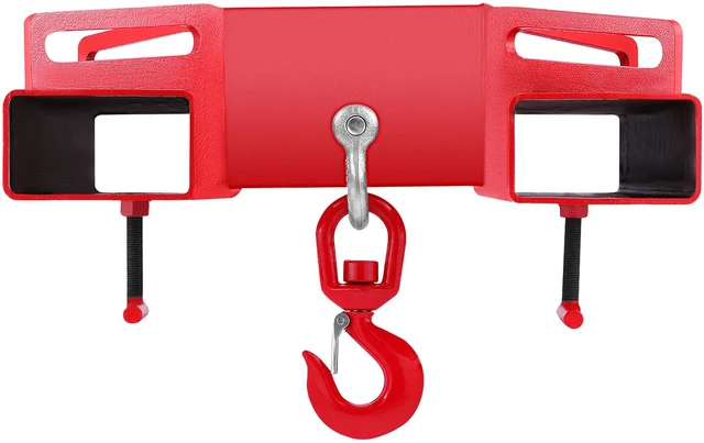 Alt view image 8 of 8 - 3 Tonne Large Forklift Lifting Hook Attachment 3000kg Telehandler Crane Jib Test Cert