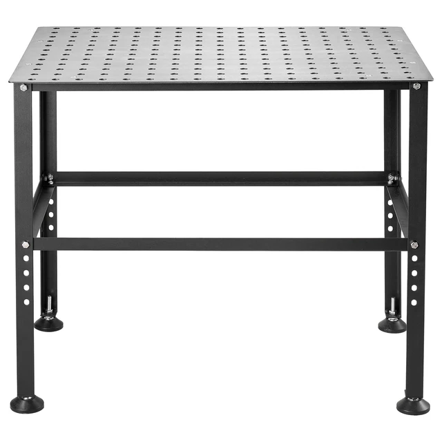 Alt view image 8 of 8 - Welding Table 36" x 24", 800LBS Capacity Welding Workbench Table, Heavy-Duty Work Bench with 0.63" Fixture Holes and Non-slip Foot Pads for Welding Assembly Repair Works