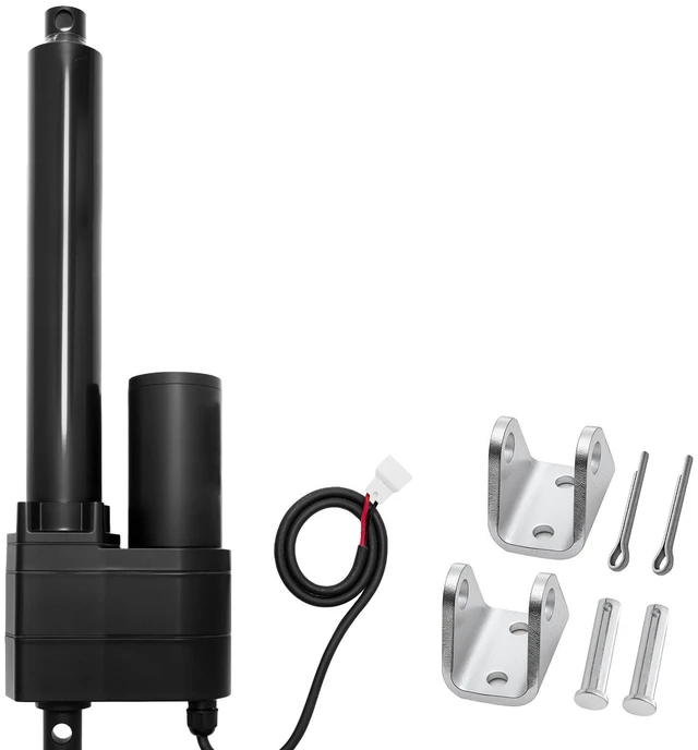 Alt view image 8 of 8 - 12V Linear Actuator, 7.87 Inch Ultra Heavy-Duty 2023lbs/9000N Linear Motion Actuator, IP65 Waterproof 0.2"/s with Mounting Brackets for Industrial Machinery Vessels, Heavy Lifting Systems