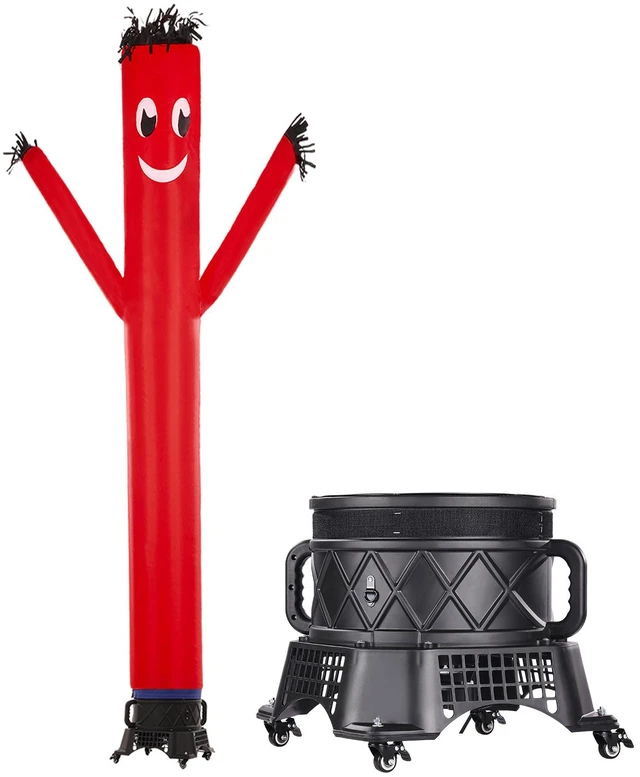 Alt view image 8 of 15 - 20 ft Air Dancers Wacky Waving Inflatable Tube Man with 1 HP Blower Fan