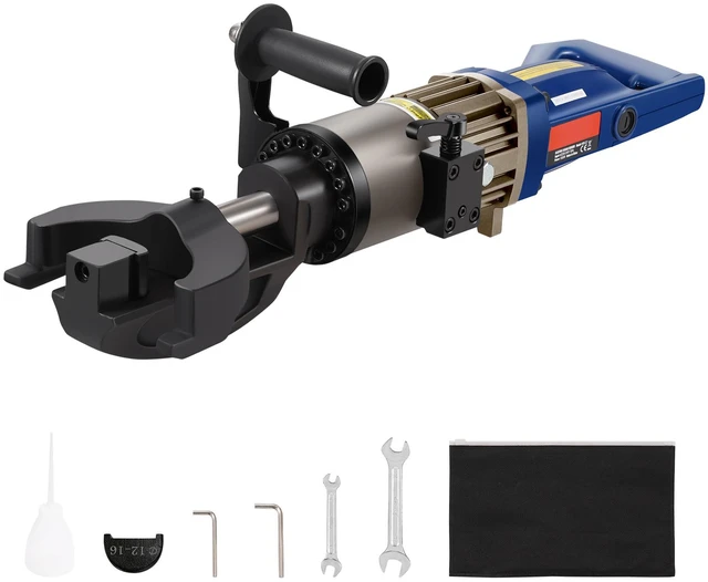 Alt view image 8 of 8 - Electric Hydraulic Rebar Bender, 1.2 KW 0.9 inch 22 mm Hand Held Rebar Bender 110 V Portable Electric Rebar Bender, within 5 s