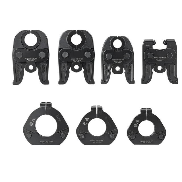 Alt view image 8 of 8 - 7PCS MegaPress Pressing Kit 1/2" to 2" - 3PCS Press Jaws, 3PCS Press Rings, 1PCS Actuator for MegaPress Carbon Steel Pipes, Compatible with Standard Press Tools - with Case