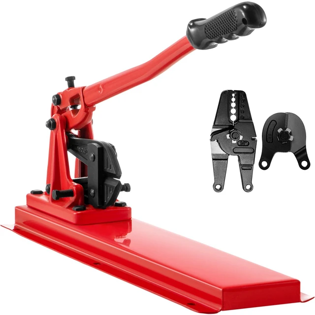 Alt view image 8 of 8 - Bench Swager Tool 24\" Wire Rope Swaging Tool with Crimper Cable Bolt Cutter Head Bench Crimper 1/16\"-3/16\" Aluminum/Copper Sleeves Bench Cable Alloy Steel Crimper Swager for1/2\" Wire Rope Fe