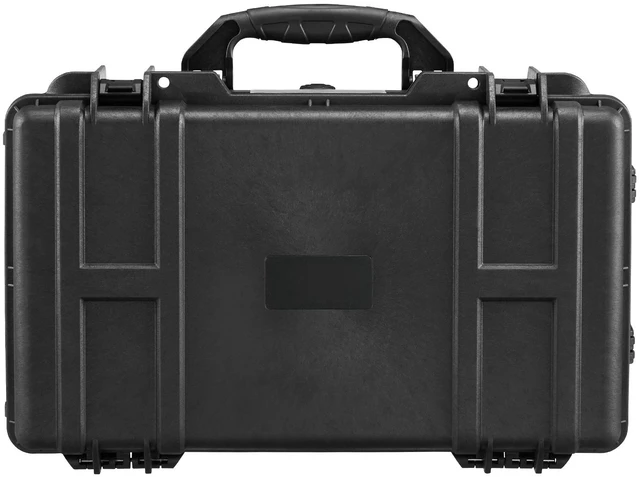 Alt view image 8 of 8 - Weatherproof Hard Case, Heavy Duty Protective Dry Box Case with Pre-cut Foam, Wheels & Retractable Pull Handles for Travel, Hunt, Military, Tactical, IP67 Waterproof Case for Cameras (64x51x25)