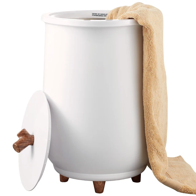 Alt view image 8 of 8 - Towel Warmers for Bathroom, Towel Warmer Bucket Auto Shut Off for Spa Fits up to 3 Oversized Bath Towels, Blankets, Clothes, Bathrobes, PJ's and More