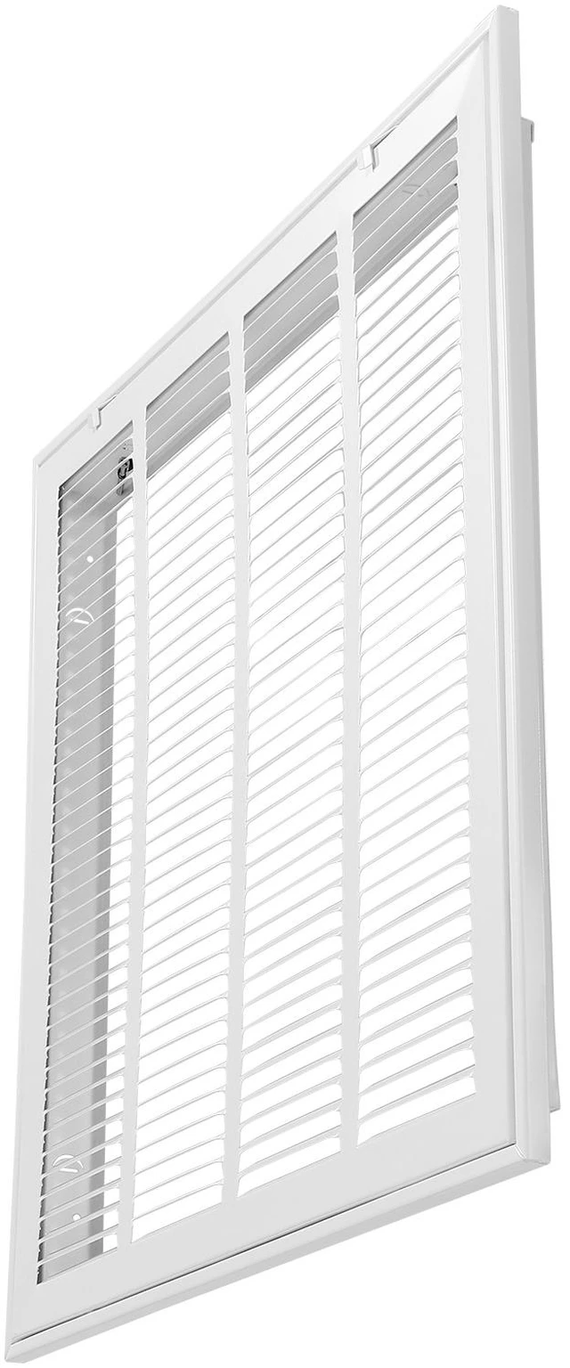 Alt view image 8 of 8 - Return Air Filter Grille, Fits W20 x H20 Inch Duct Opening, Filter Not Included, Return Air Vent Cover for Wall, Powder-Coated Steel Return Air Grill Detachable Face/Door for 1 inch Filters