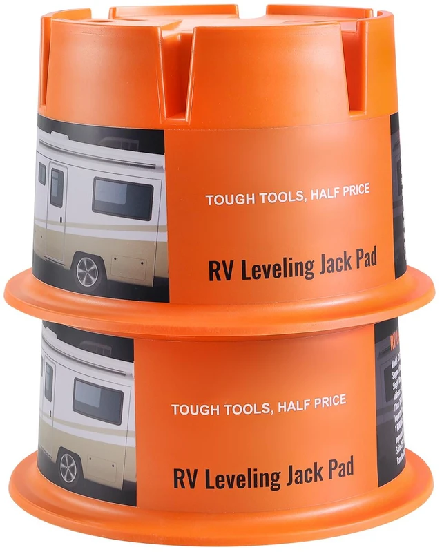 Alt view image 16 of 16 - VEVOR Trailer Jack Block, 2000 lbs Capacity per RV Leveling Block, High-quality Polypropylene RV Camper Stabilizer Blocks, RV Travel Accessories Use for Any Tongue Jack, Post, Foot, 5th Wheels, 2-Pack