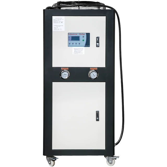 Alt view image 8 of 8 - Water Chiller 6Ton Capacity, Industrial Chiller 6Hp, Air-Cooled Water Chiller, Finned Condenser, with Micro-Computer Control, Stainless Steel Water Tank Chiller Machine for Cooling Water