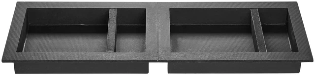 Alt view image 15 of 15 - Shower Niche, 16 x 24 inch + 16 x 24 inch Recessed Wall Niche with Movable Shelf, 4 inch Thick Modern Soap&Shampoo Storage Organizer,Square Corners,Sealed Waterproof,Black for Bathroom Shower