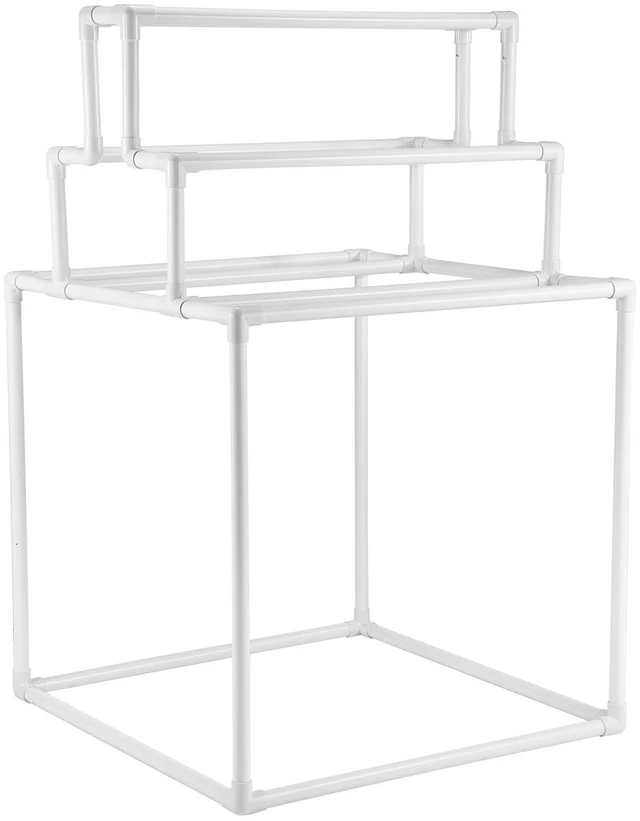 Alt view image 15 of 15 - Towel Rack, 8 Bars Outdoor PVC Towel Holder, Freestanding Pool Towel Hanger Stand Next to Hot Tub, Outdoor Indoor Quilt Drying Rack Organizer, Ideal for Poolside, Bathroom, Spa, White
