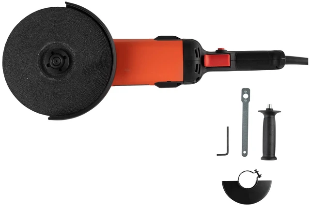 Alt view image 8 of 8 - VEVOR Angle Grinder 7" 13A Electric Grinder Power Tool 8500RPM High-Speed