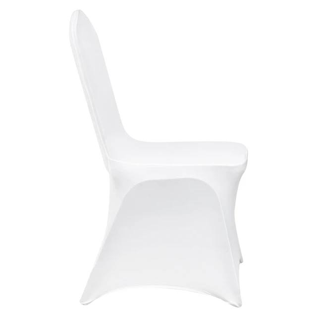Alt view image 8 of 8 - Stretch Spandex Folding Chair Covers, Universal Fitted Chair Cover, Removable Washable Protective Slipcovers, for Wedding, Holiday, Banquet, Party, Celebration, Dining (100PCS White)