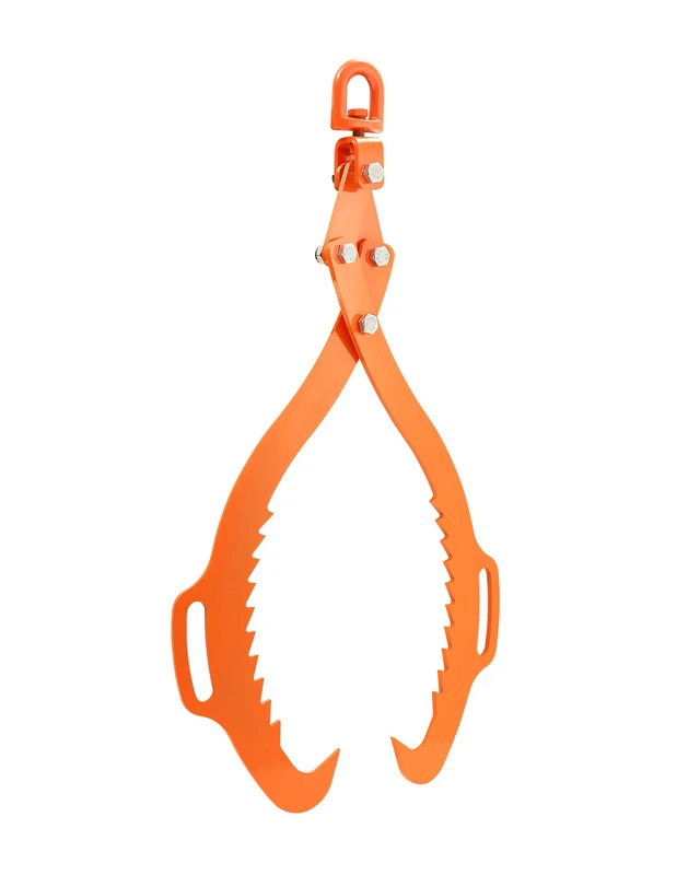 Alt view image 15 of 15 - 32in Log Lifting Tongs, 2-Claw Log Tongs, Heavy Duty Steel Log Grapple, 1543LBS Lifting Capacity, Swivel Log Graper Timber, Eagle Claw Design, Log Skidding Tongs for Trucks, Tractors, Forklifts