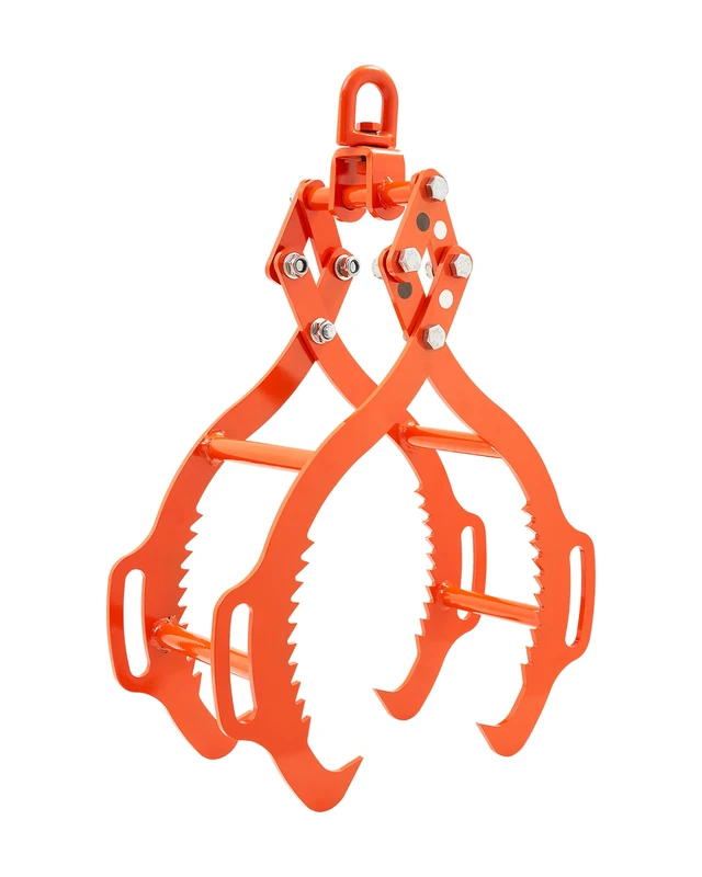 Alt view image 8 of 8 - 36in Log Lifting Tongs, 4-Claw Log Tongs, Heavy Duty Steel Log Grapple, 3300LBS Lifting Capacity, Swivel Log Graper Timber, Eagle Claw Design, Log Skidding Tongs for Trucks, Tractors, Forklifts