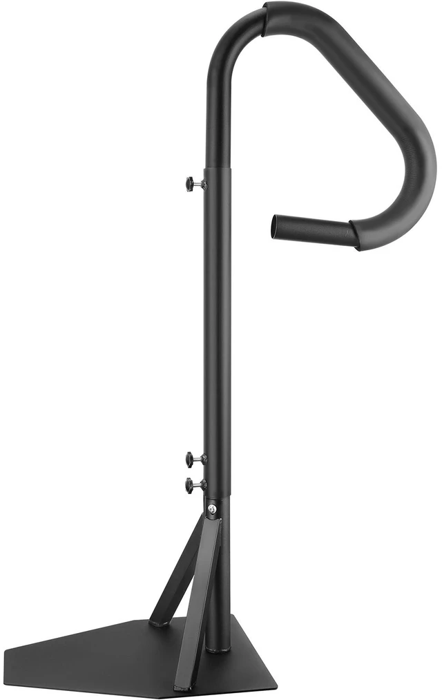 Alt view image 15 of 15 - Hot Tub Handrail, 360 Rotatable Spa Side Handrail with 48"-63" Adjustable Height, Rust-proof Aluminum Spa Step Hot Tub Hand Rail with Slide-Under Mount Base for Indoor & Outdoor, 600LBS Capacity