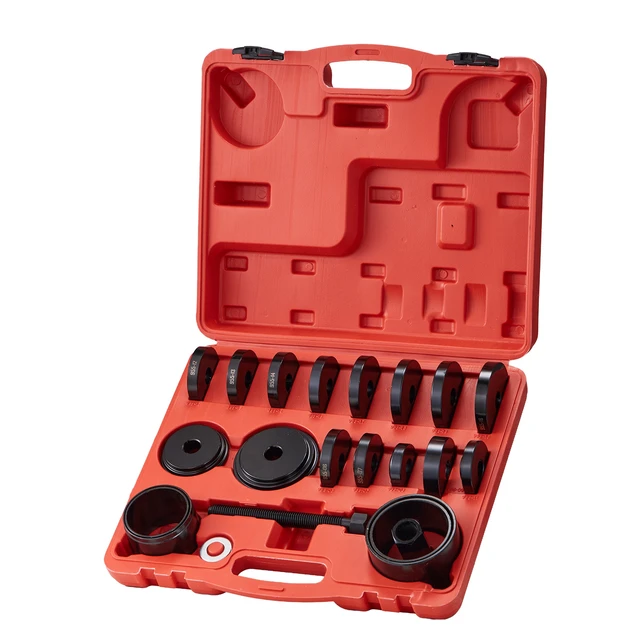 Alt view image 9 of 9 - Wheel Bearing Press Kit, 23 PCS FWD Bearing Puller Tools, for Front Wheel Drive Bearing Removal and Installation, Wheel Bearing Tool with Sliding Screw, Bushings, Sleeve Plates, Storage Case