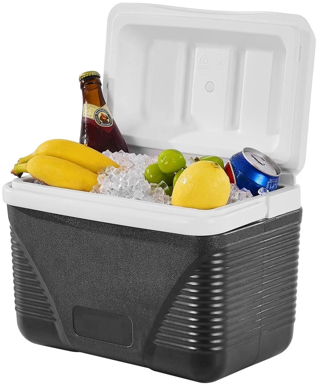 Alt view image 8 of 8 - Portable Cooler, 8.5 QT Hard Cooler with Ice Retention and Heavy-Duty Handles, Lightweight Rigid Material Insulated Portable Cooler, Suitable for Family Picnics and Short Trips