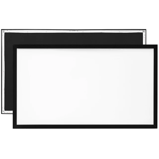 Alt view image 8 of 8 - Big 155" Diagonal 16:9 HD Projector Screen Home Theater Outdoor Use