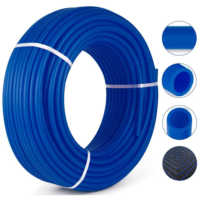 Alt view image 8 of 8 - 3/4" 500FT PEX Tubing Pipe Non-Barrier Hose for Radiant Heat Systems Potable Water Blue