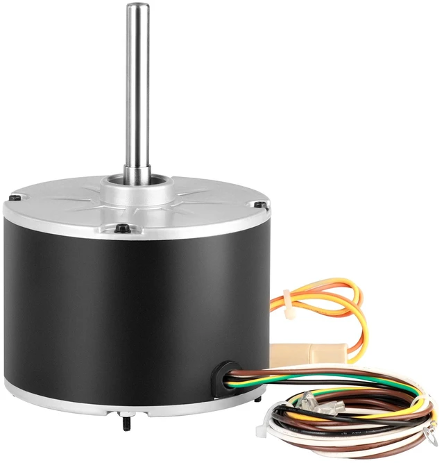 Alt view image 16 of 16 - Condenser Fan Motor K55HXJKL-2918, 51-23055-11, 1/5 HP 208-230V, 1075RPM, OEM Standard Upgraded Replacement Condenser Motor Reversible Rotating, Explosion-proof CBB65 5F/370V Capacitor