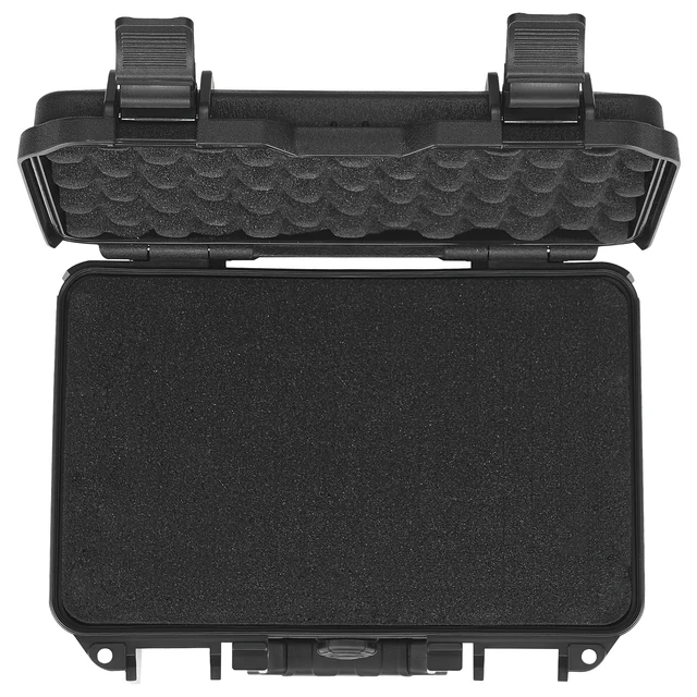 Alt view image 15 of 15 - Hard Pistol Cases with Pre-cut PU Foam, Waterproof & Dustproof Hard Gun Case for 1 Pistol, 12.59×9.01×4.4 in Lockable Pistol Case, Black