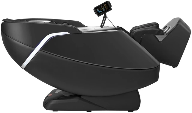 Alt view image 8 of 8 - Dual-Core 4D+3D Full Body Massage Chair, with Extended SL Track, Deep Yoga Stretch, Electric Extendable Footrest, TFT, AI Voice Control, Heat, Airbags, Armrest Controls, Wheels