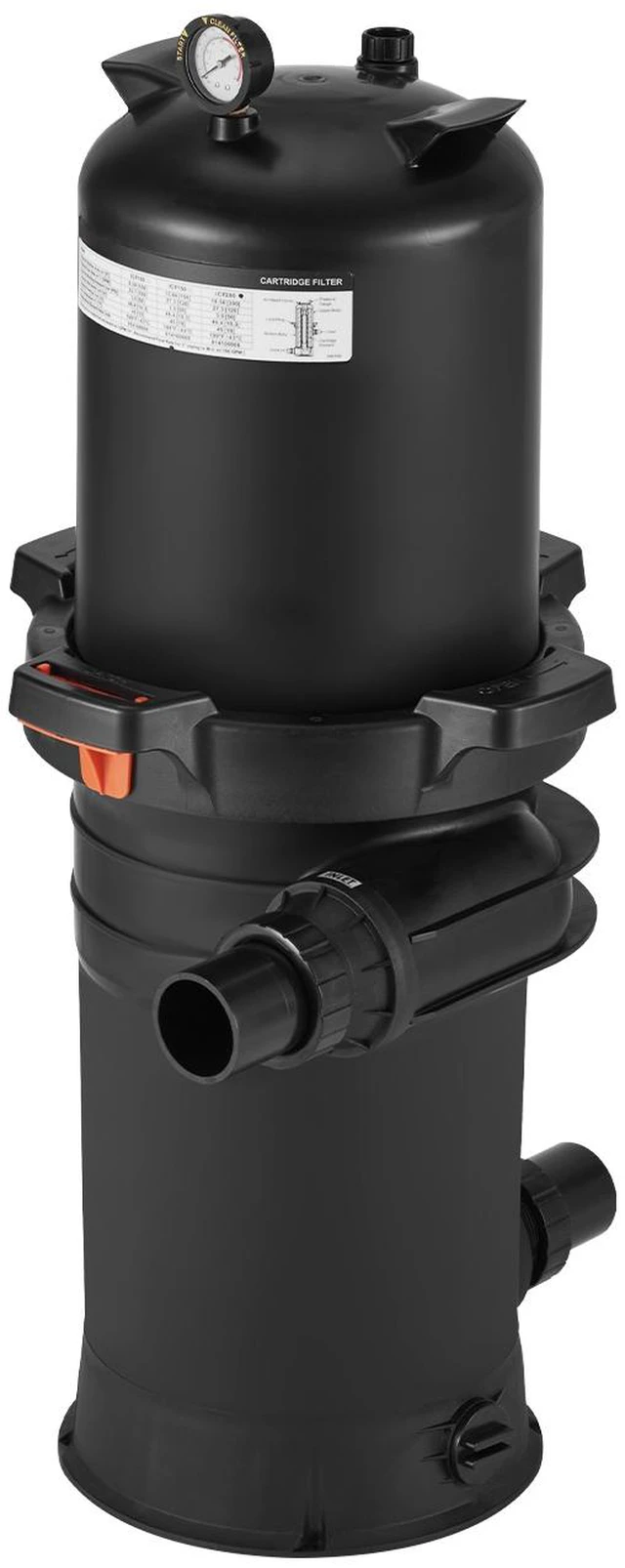 Alt view image 8 of 8 - 200 sq.ft² Cartridge Pool Filter Valve 9000 GPH Swimming Pool Filtration System