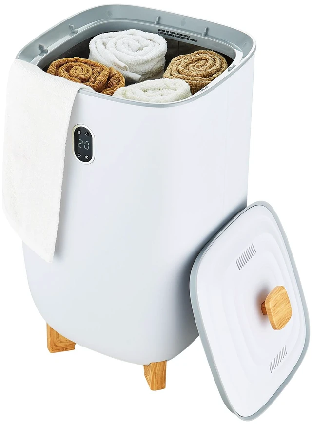 Alt view image 8 of 8 - Towel Warmers for Bathroom, 35 L Towel Warmer Bucket, Towel Dryer with Auto Shut Off for Spa Fits up to 6 Oversized Bath Towels, Blankets, Clothes, Bathrobes, PJ's and More