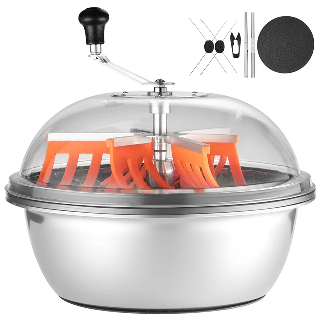Alt view image 8 of 8 - Bud Leaf Bowl Trimmer, 19 in Manual Bud Trimmer, with Sharp Stainless Steel Blades, Visual Cutting, Wet & Dry Hydroponic Cutting Machine, Twisted Spin Cut for Plants Leaves Buds Flowers
