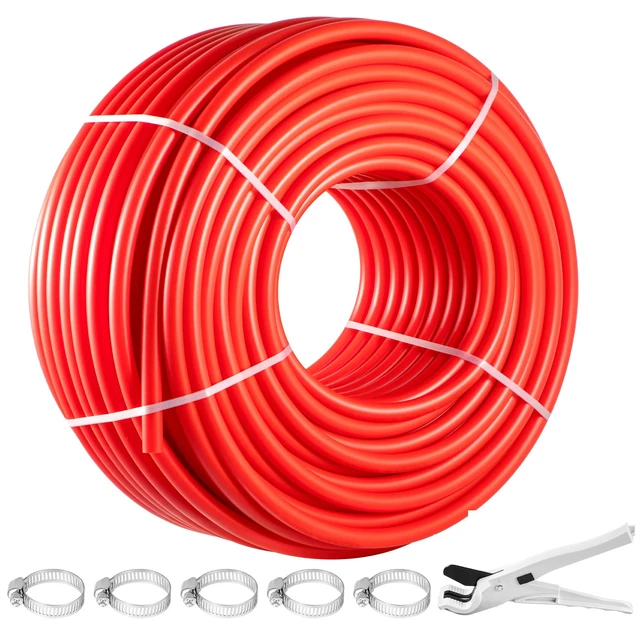 Alt view image 16 of 16 - PEX Pipe, 7/8 inch x 500 FT PEX Tubing, Non Oxygen Barrier Red PEX-B Pipe, Flexible PEX Water Line for RV Sewer Hose, Plumbing, Radiant Heating