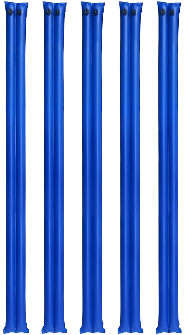 Alt view image 8 of 8 - Pool Cover Water Bags, 5 Packs 10 Ft, Double Chamber Pool Cover Water Tubes, 0.4mm Thick PVC Bags Weights with Leakproof Screw Cap, for Inground Swimming-Pool Covers Winter Closing, Blue