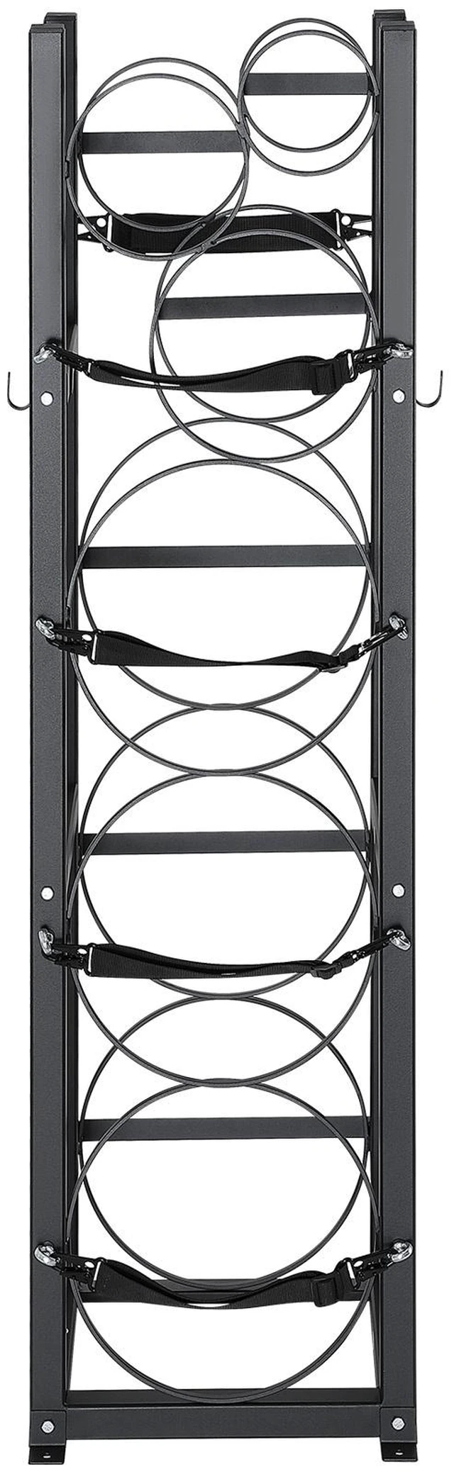 Alt view image 15 of 15 - Refrigerant Tank Rack, with 3 x 30lbs and Other 3 Small Bottle Tanks, Cylinder Tank Rack 12.79x12.99x47.12 in, Refrigerant Cylinder Rack and Holders for Freon, Gases, Oxygen, Nitrogen