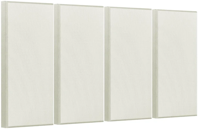 Alt view image 8 of 8 - VEVOR 4 PCS Acoustic Wall Panels 2 in Thick 23.6 x 11.8 in Self-adhesive Beige