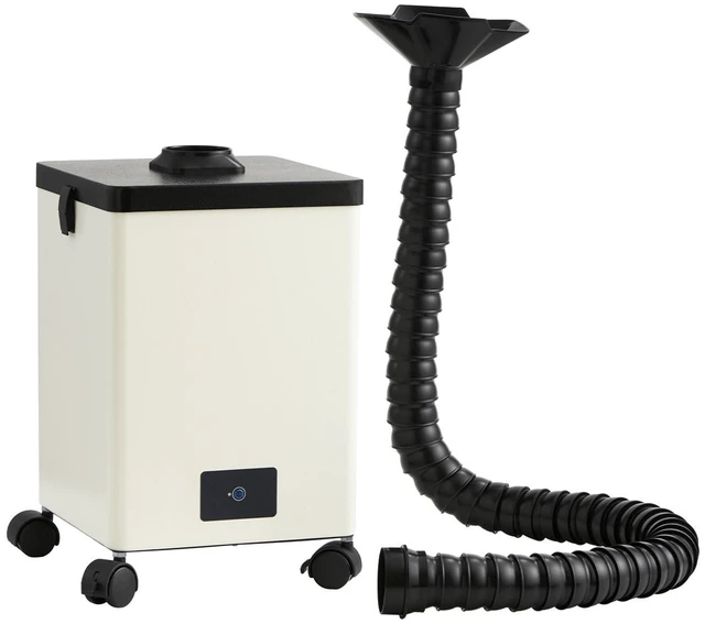 Alt view image 15 of 15 - Solder Fume Extractor, 150W Soldering Smoke Extractor with 3-Stage Filters, 332 m³/h Strong Suction Smoke Absorber and Purifier for Soldering, Engraving, DIY Welding, Salon