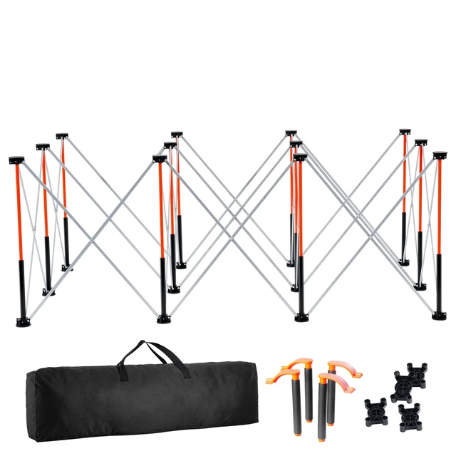 Alt view image 8 of 8 - Portable Folding Workstand, 6.12 x 4.14 ft Collapsible Workbench, 4500 lbs Weight Capacity, No Assembly Foldable Work Stand with Storage Bag, Table Top NOT Included, for Garage Workshop Outdoor