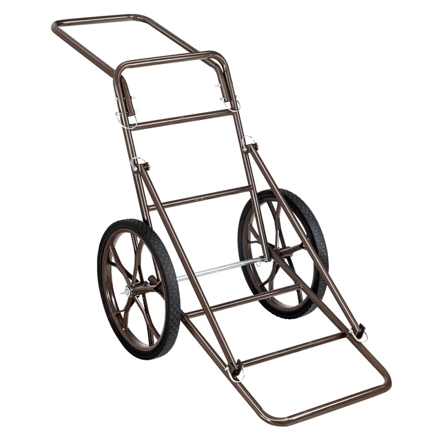 Alt view image 8 of 8 - Deer Cart, 500 LBS Capacity Folding Game Cart, Deer Cart Game Hauler with 17" Big Rubber Wheel & Ergonomic Handle, Heavy-Duty Game Cart Accessories, Utility Gear Dolly for Hunting Fishing Hiking
