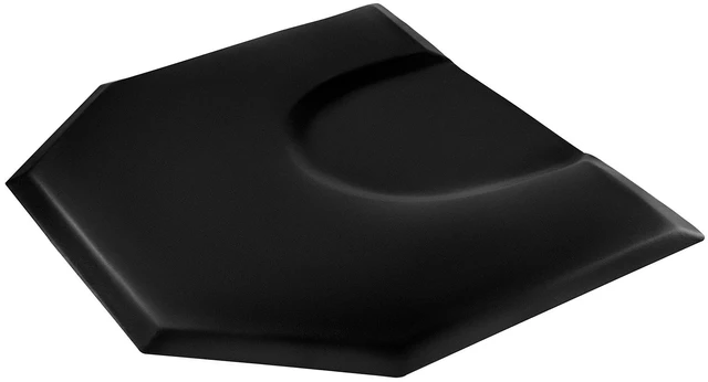 Alt view image 8 of 8 - Salon Mat for Hair Stylist, 4 x 5 FT Hexagon Salon Chair Mat Anti Fatigue, 1-inch Thickened Barber Shop Floor Mat with Round Cut Out, Easy-to-Clean PVC Surface & Anti-Trip Beveled Edges