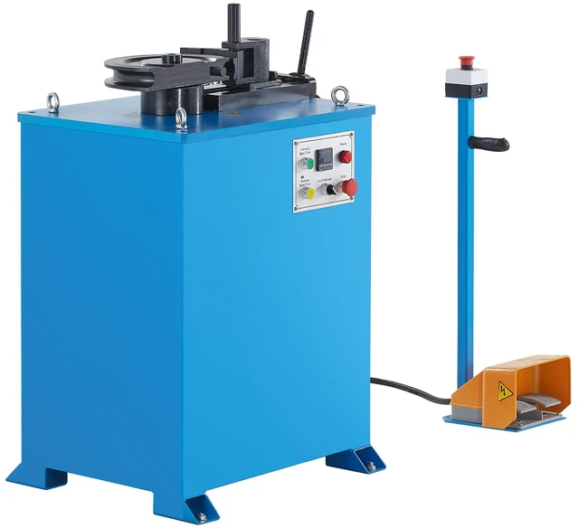 Alt view image 8 of 8 - Electric Tube Bending Machine, 1.5 KW Electric Tube Bender for 5/8 to 1-1/2 inch Pipes, Pipe Bender Machine with 5 Set Dies, Manual & Auto Modes and 180° Max Bending Angle (220V 60Hz 3-Phase)