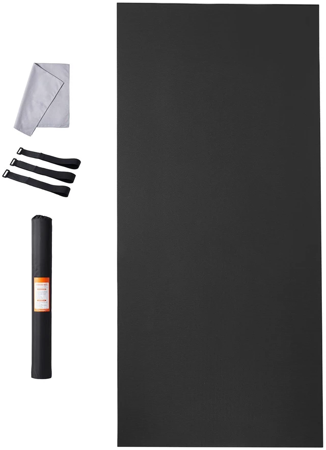Alt view image 8 of 8 - Exercise Mat, Non Slip High Density Premium Yoga Mat, Exercise Yoga Mat for Men Women, Fitness & Exercise Mat with Bag & Carry Strap, for All Types of Home Yoga, Pilate & Floor Workout (12x6ft)