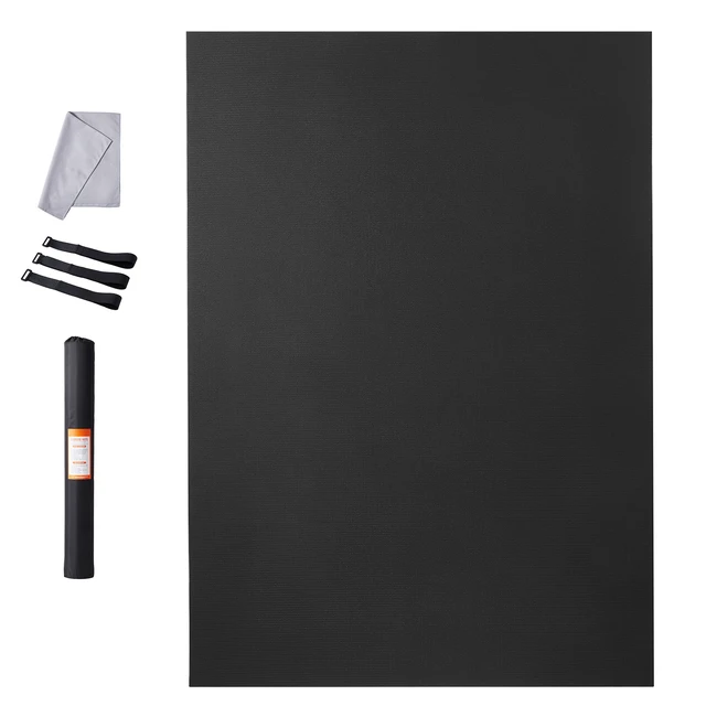 Alt view image 8 of 8 - VEVOR Exercise Mat, Non Slip High Density Premium Yoga Mat, Exercise Yoga Mat for Men & Women, Fitness & Exercise Mat with Bag & Carry Strap, for All Types of Home Yoga, Pilate & Floor Workout (8x6ft)