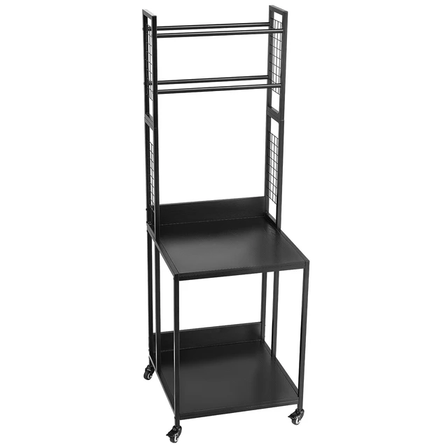 Alt view image 8 of 8 - 3D Printer Filament Storage Rack, 4-Tier 3D Printer Stand with Filament Storage, Spools Holder Racks Cart with Wheels, Filaments Organzied for 3D Printing Station, Office, Workshop (Shelf Only)