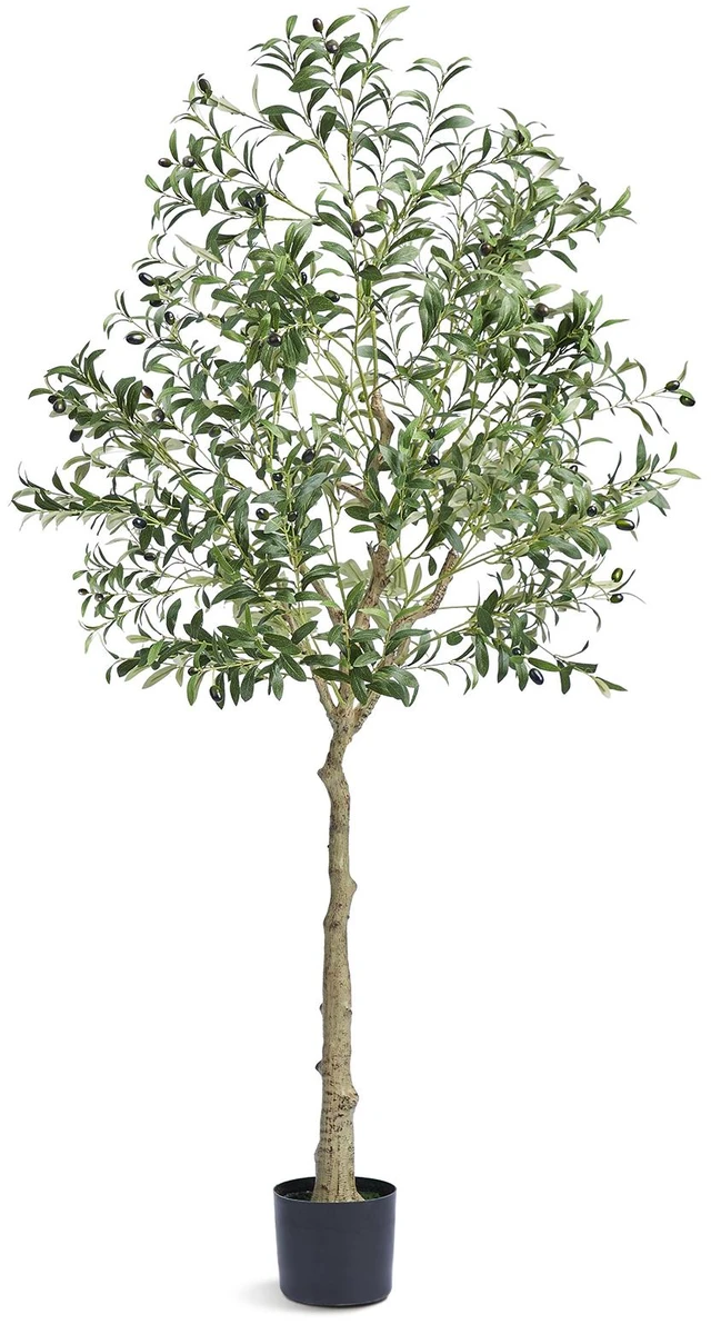 Alt view image 9 of 9 - Artificial Olive Tree, 6 FT Tall Faux Plant, Secure PE Material & Anti-Tip Tilt Protection Low-Maintenance Plant, Lifelike Green Fake Potted Tree for Home Office Warehouse Decor Indoor Outdoor