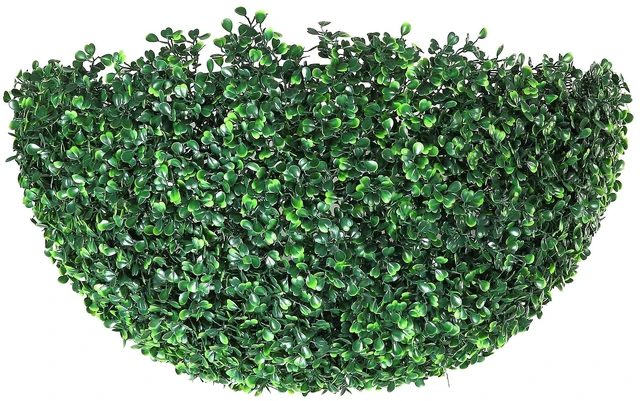 Alt view image 15 of 15 - Artificial Topiaries Boxwood Trees, 16 Tall (2 Pieces), Ball-Shape Faux Topiaries Plant, All-year Green Feaux Plant Decorative Balls for Backyard, Balcony,Garden, Wedding and Home Décor