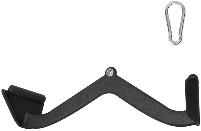 Alt view image 9 of 9 - VEVOR LAT Pulldown Bar Tricep Handle Attachment V-bar Cable Machine for Home Gym