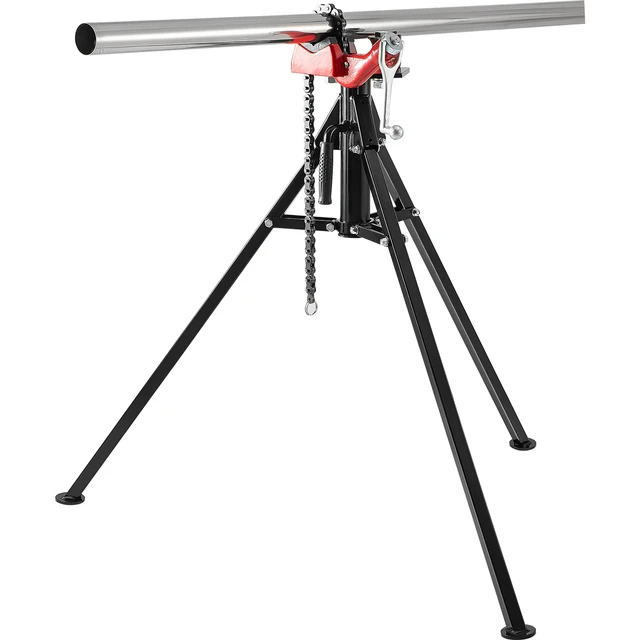 Alt view image 16 of 16 - Tripod Pipe Chain Vise, 1/8\"-5\" Pipe Capacity, 36.4 Length Chain Vise Stand with Portable Folding Steel Legs, for Grabbing, Supporting and Bending Pipes in Factory, Workshop and Home