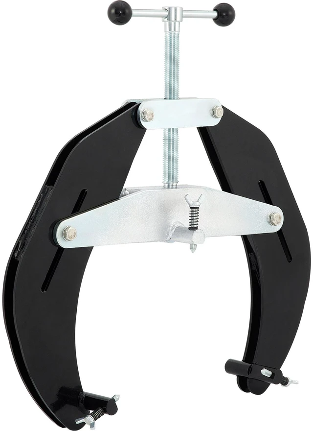 Alt view image 17 of 17 - Pipe Clamp, 5 to 12 in, High Strength Ultra Clamp with Quick Acting Screws, Steel Pipe Alignment Tool with Lightweight Design, Black