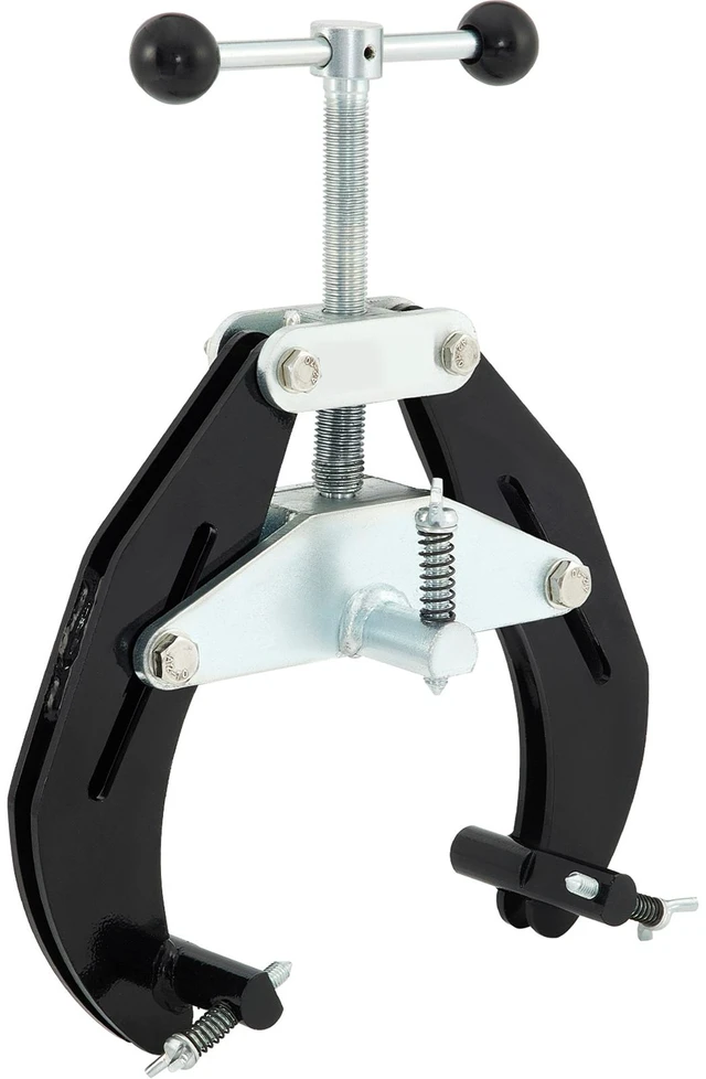Alt view image 17 of 17 - Pipe Clamp, 2 to 6 in, High Strength Ultra Clamp with Quick Acting Screws, Steel Pipe Alignment Tool with Lightweight Design, Black